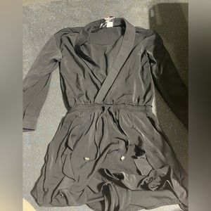 NWT black long sleeve selfie Leslie romper size small!